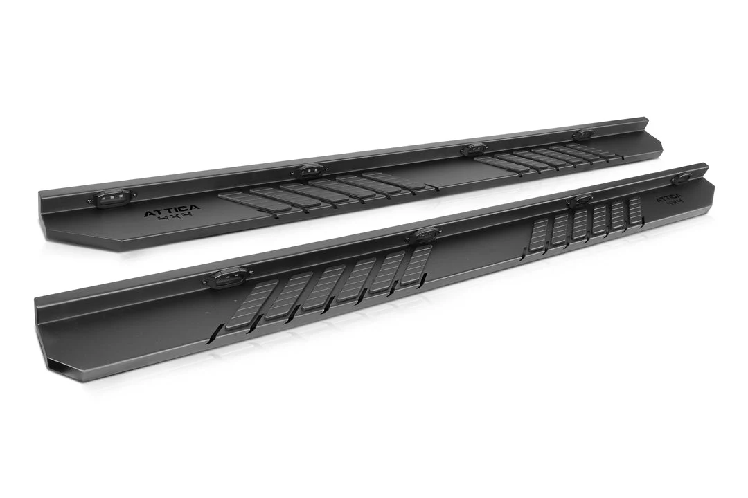 Attica 4x4 Running Boards for Toyota Tundra CrewMax (2007-2021) Frontier Series ATTTU04C101-BX - Image 2