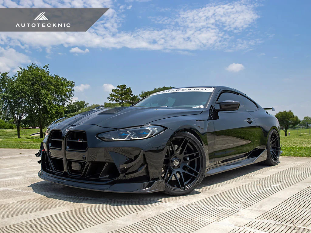 Autotecknic Aero Front Lip for BMW M3 G80 / M4 G82 / G83 (2021-2025) Dry Carbon Fiber - Image 6