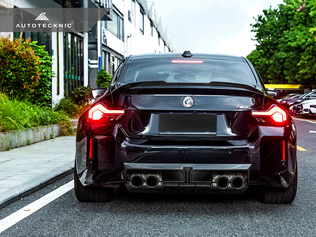 AutoTecknic Circuit Sport Rear Diffuser for BMW G87 M2 (2023-2026) Dry Carbon Fiber ATK-BM-0817 - Image 2