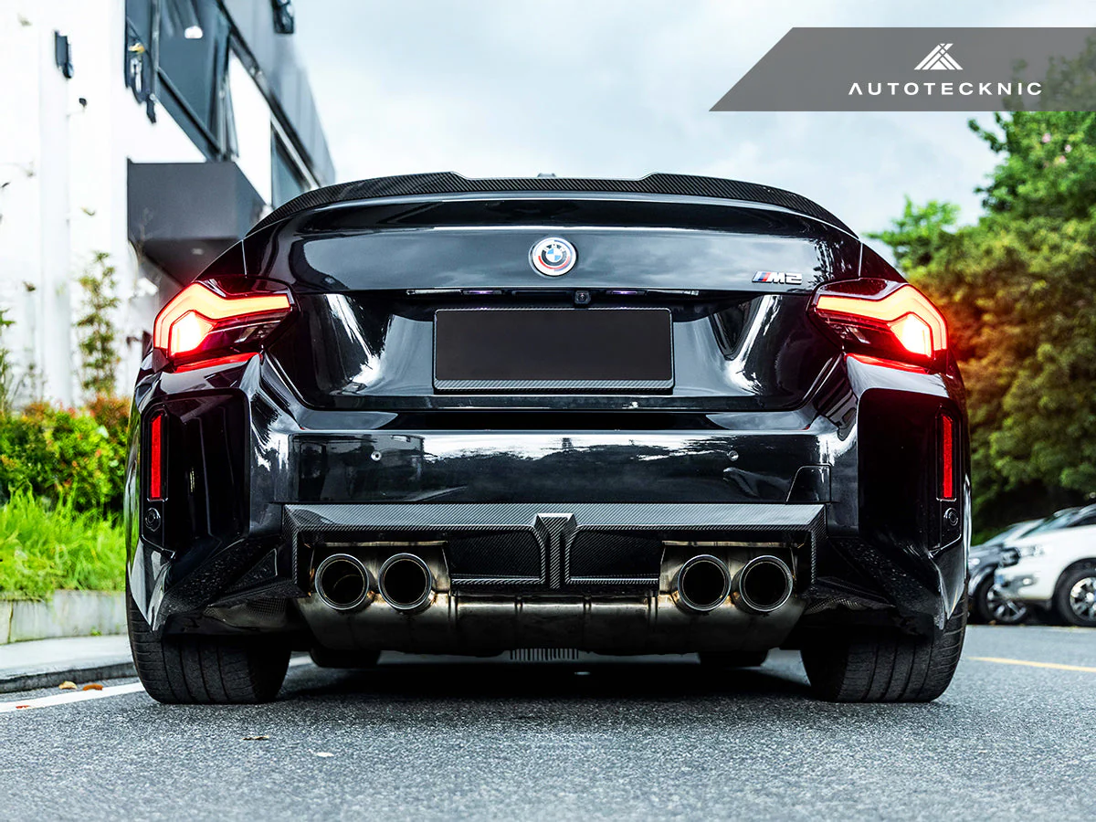 AutoTecknic Circuit Sport Rear Diffuser for BMW G87 M2 (2023-2026) Dry Carbon Fiber ATK-BM-0817 - Image 7