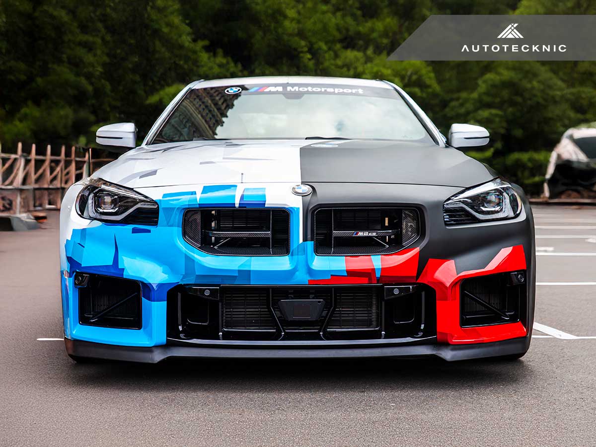 AutoTecknic Club Sport Front Grille for BMW G87 M2 (2023-2026) Dry Carbon Fiber - Image 10