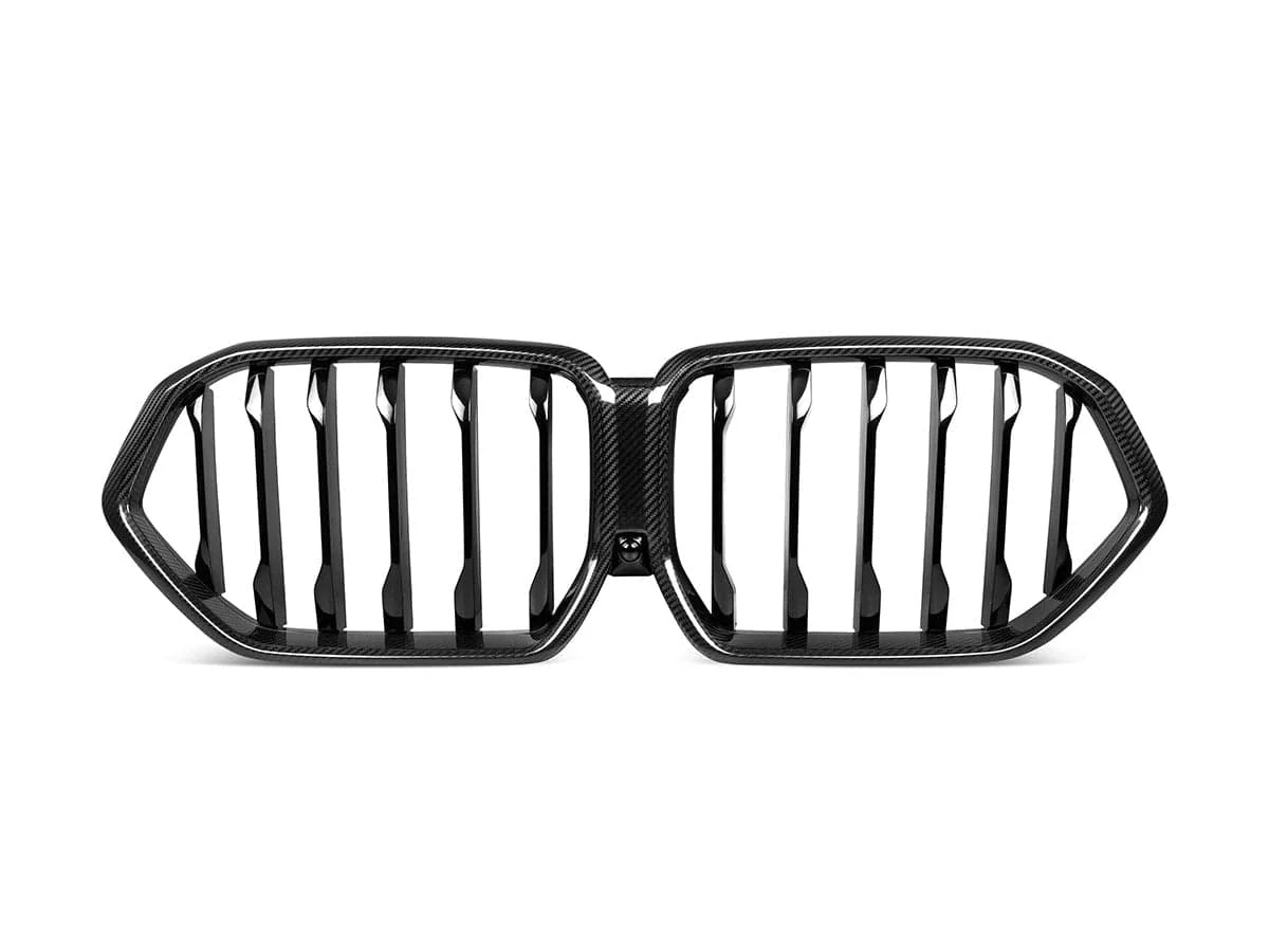 AutoTecknic Front Grille BMW G06 X6 LCI (20-25) Carbon Fiber - Dual or Single Slat - Image 5