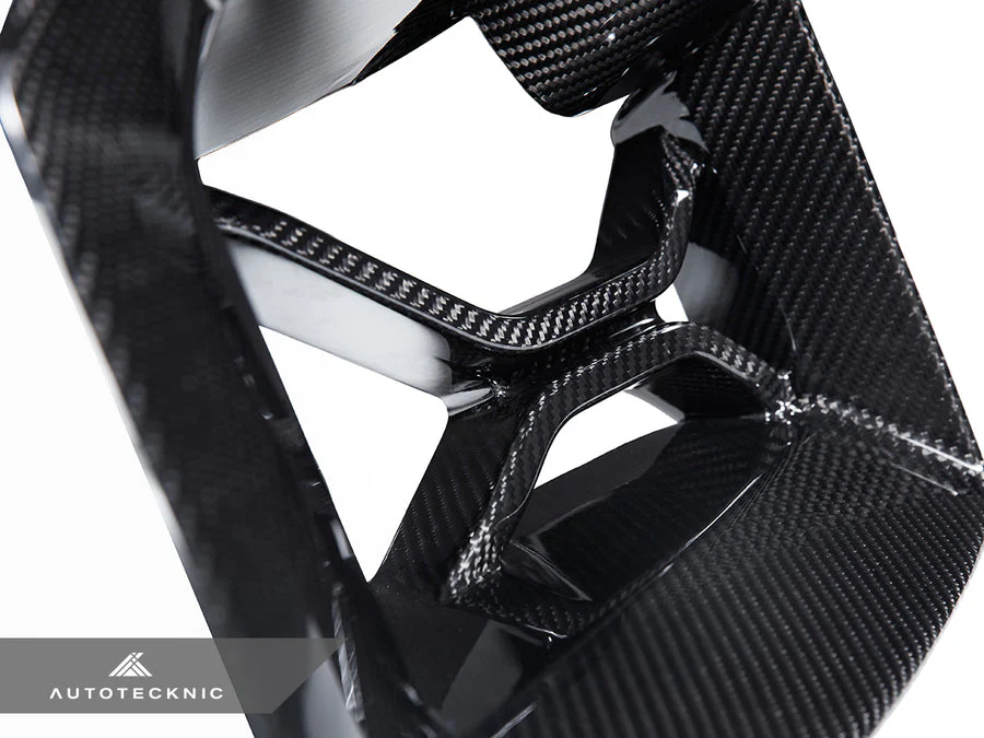 Autotecknic Podium Front Bumper Lower Vent Set BMW M2 G87 (23-25) Dry Carbon Fiber - Image 3