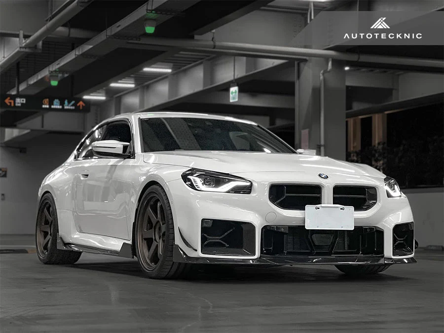 Autotecknic Podium Front Bumper Lower Vent Set BMW M2 G87 (23-25) Dry Carbon Fiber - Image 6