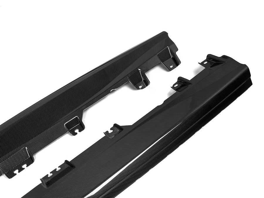 Autotecknic Side Skirt Extension Set BMW X6M F96 / X6 G06 (2020-2025) Pre-Preg Dry Carbon Fiber - Image 2