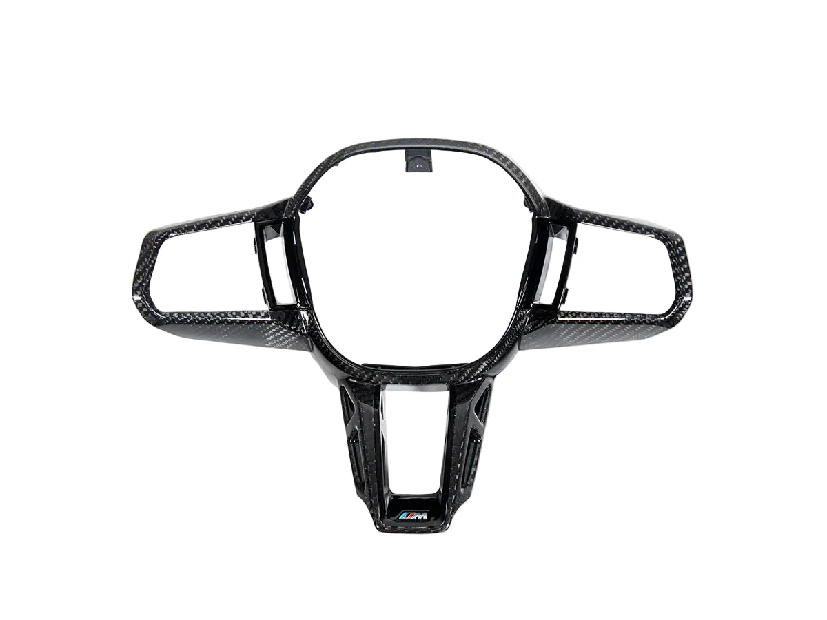 Autotecknic Steering Wheel Trim BMW M5 AWD G90 / G99 (2024-2026) Carbon Fiber - ATK-BM-0851