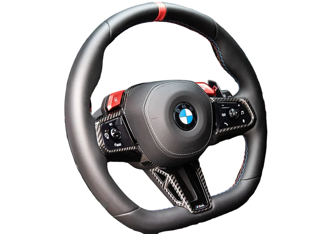 Autotecknic Steering Wheel Trim BMW M5 AWD G90 / G99 (2024-2026) Carbon Fiber - ATK-BM-0851 - Image 9