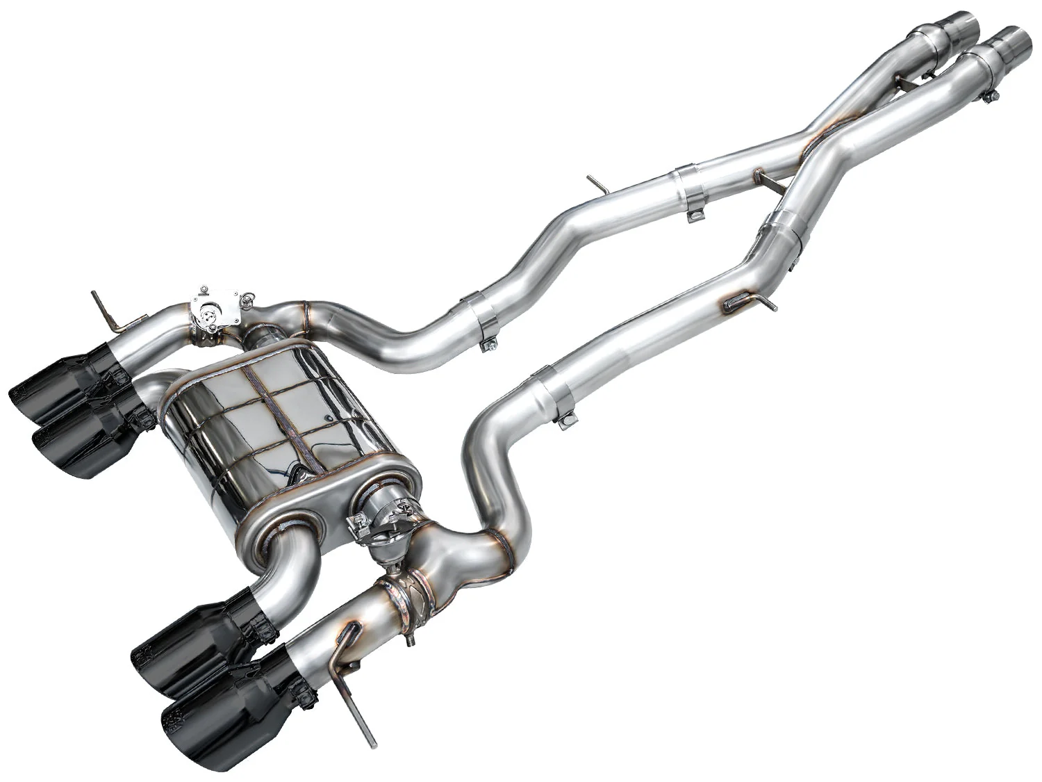 AWE 0FG Exhaust BMW M2 G87 (22-24) Track or SwitchPath Catback w/ 4.5” Silver or Black Tips - Image 4