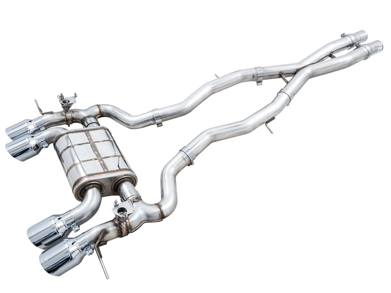AWE 0FG Exhaust BMW M3 G80 (21-25) M4 G82 / G83 (21-24) Track or SwitchPath Catback w/ 4.5” Silver or Black Tips - Image 3