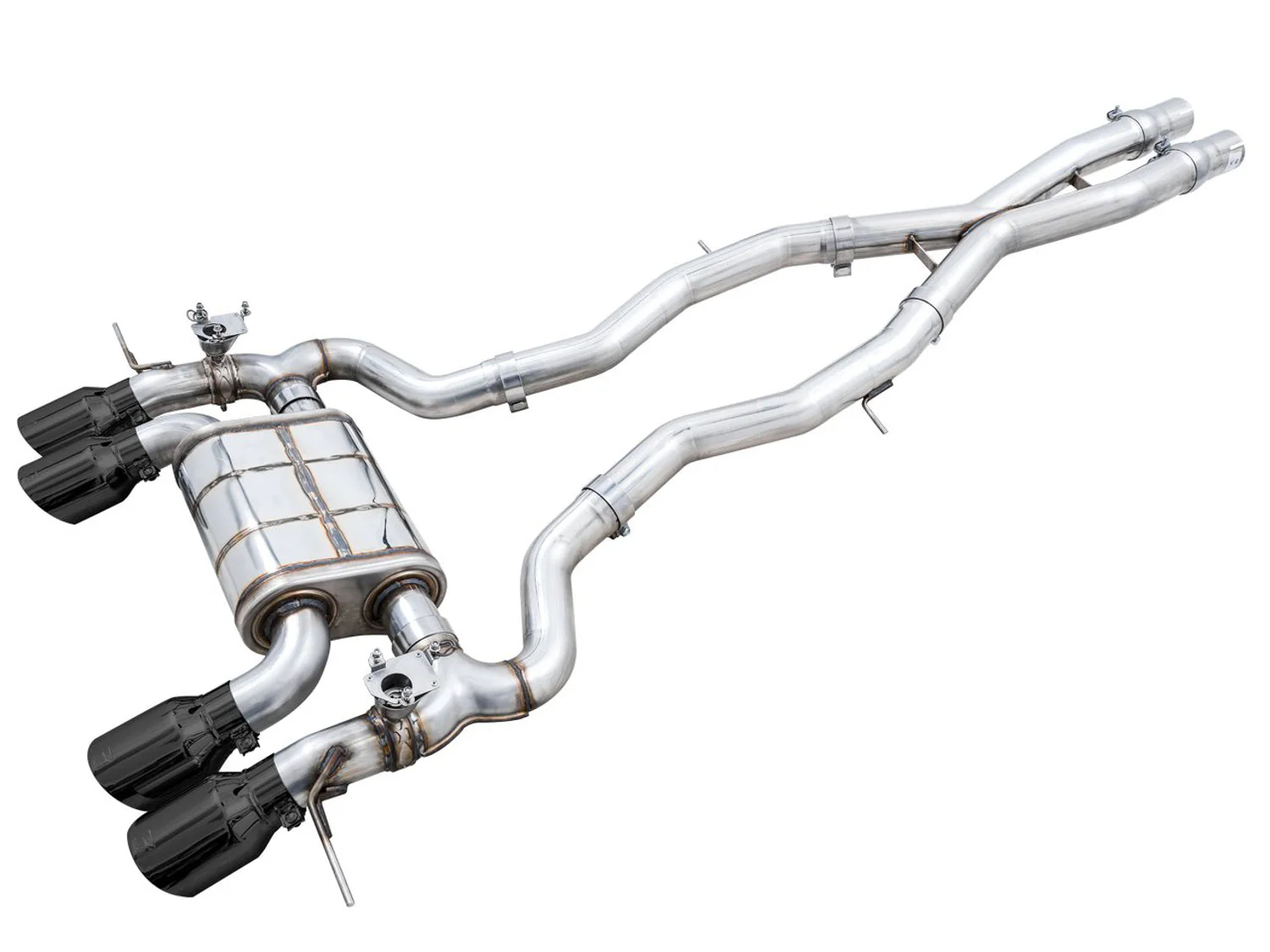 AWE 0FG Exhaust BMW M3 G80 (21-25) M4 G82 / G83 (21-24) Track or SwitchPath Catback w/ 4.5” Silver or Black Tips - Image 4