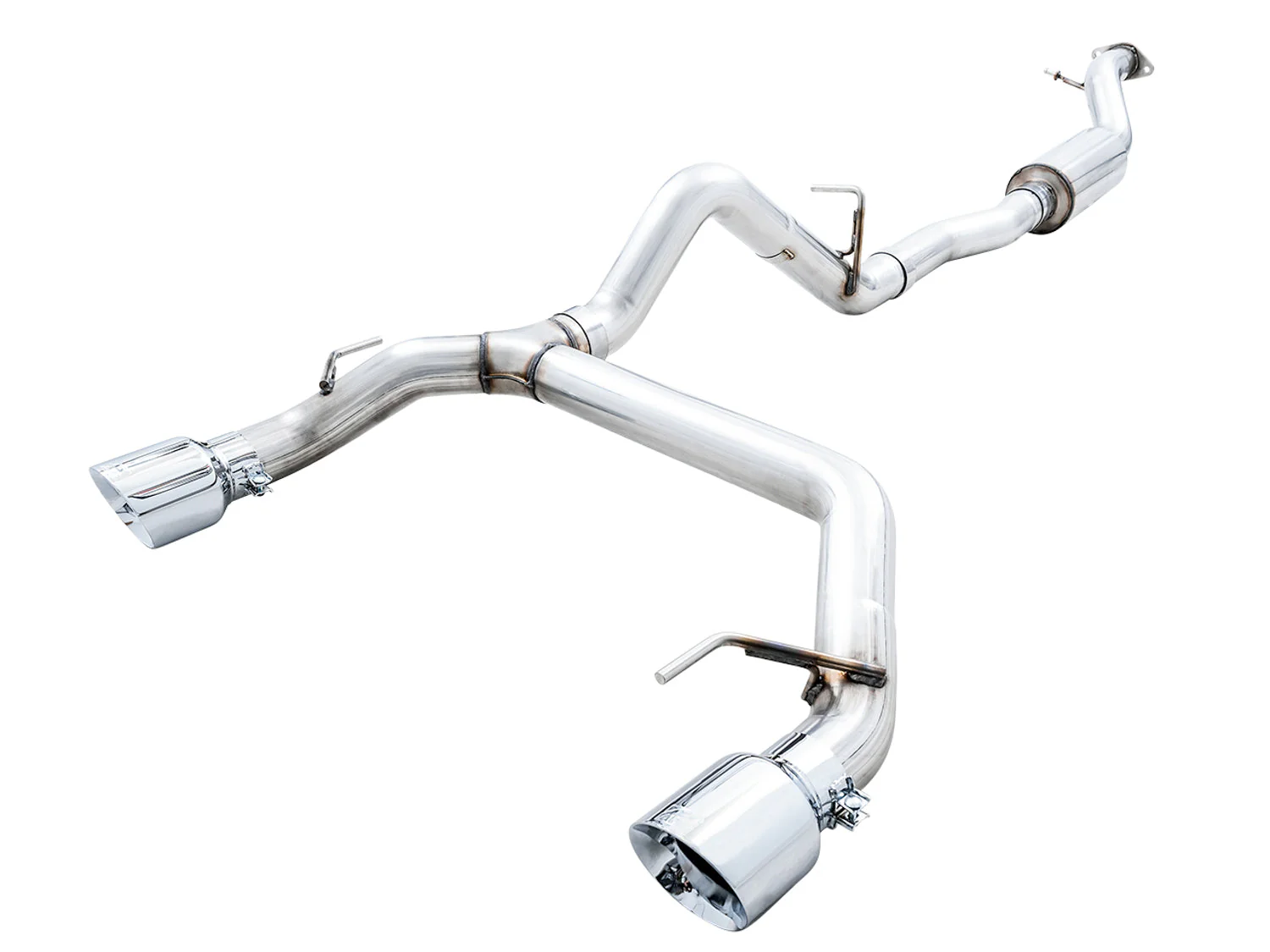 AWE 0FG Exhaust Ford Bronco 2.3 / 2.7 EcoBoost (21-25) Catback w/ BashGuard 4.5” & 5” Silver or Black Tips - Image 2