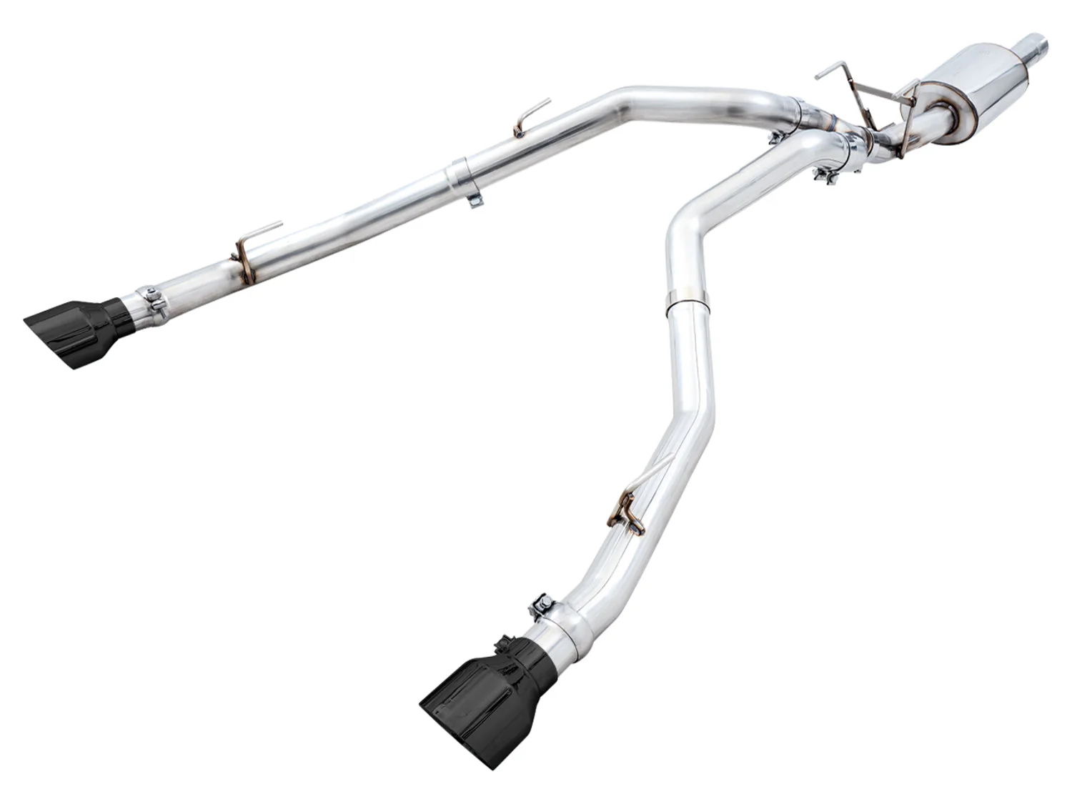 AWE 0FG Exhaust RAM 1500 5.7L 4th Gen (09-21) Catback - 5” Silver or Black Tips - Image 2