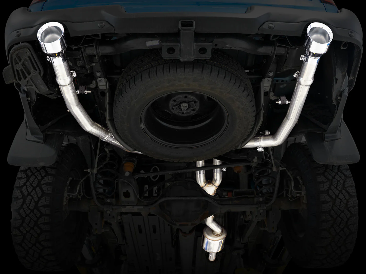 AWE 0FG Exhaust RAM 1500 5.7L 4th Gen (09-21) Catback - 5” Silver or Black Tips - Image 5