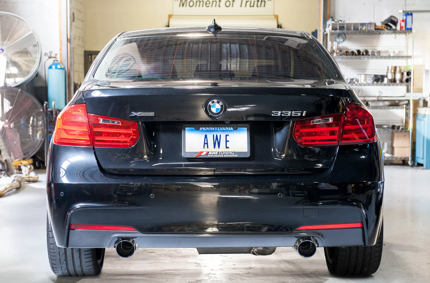 AWE Exhaust BMW 335i RWD / xDrive F30 (12-15) F31 (13-19) F34 (13-20) 435i F32 (14-16) F33/F36 (14-20) Touring Edition Axleback [90mm , 102mm] w/ Silver or Black Tips - Image 5