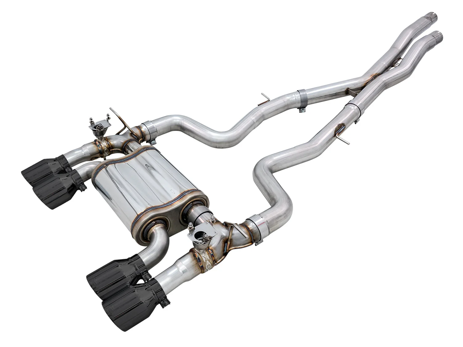 AWE Exhaust BMW M3 F80 (14-18) M4 F82 (14-20) Gen 2 Track or SwitchPath Catback w/ Silver or Black Tips - Image 4