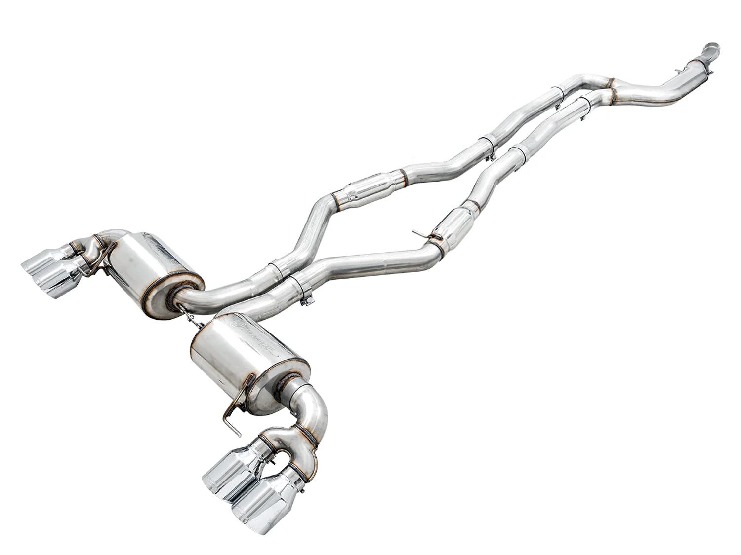 AWE Exhaust BMW M340i G20 / G21 (19–25) M440i G22 / G23 / G26 (20-25) Track or Touring Catback w/ Silver or Black Tips - Image 8