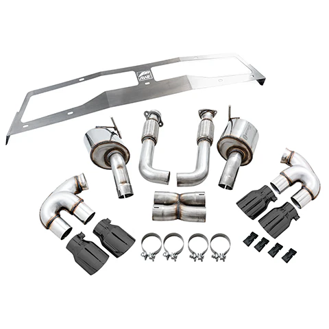 AWE Exhaust Corvette C8 Stingray & E-Ray (2020-2025) Catback w/ 4.5” Quad Tips Track or Touring - Image 2
