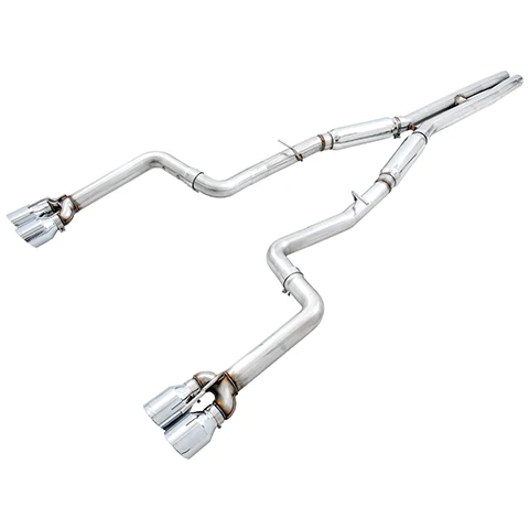 AWE Exhaust Dodge Challenger 392 / Hellcat / Demon 6.2L 6.4L (15-22) Track or Touring Catback w/ 4" Tips - Image 3
