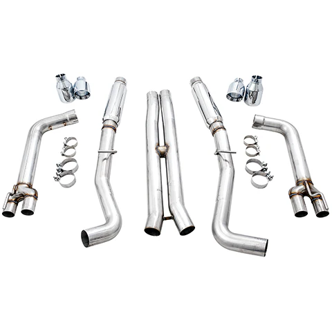AWE Exhaust Dodge Challenger 392 / Hellcat / Demon 6.2L 6.4L (15-22) Track or Touring Catback w/ 4" Tips - Image 6