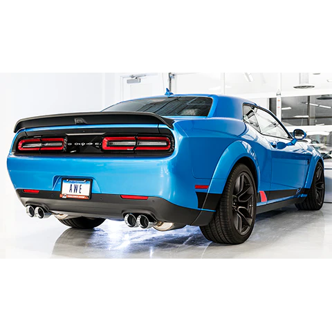 AWE Exhaust Dodge Challenger 392 / Hellcat / Demon 6.2L 6.4L (15-22) Track or Touring Catback w/ 4" Tips - Image 7