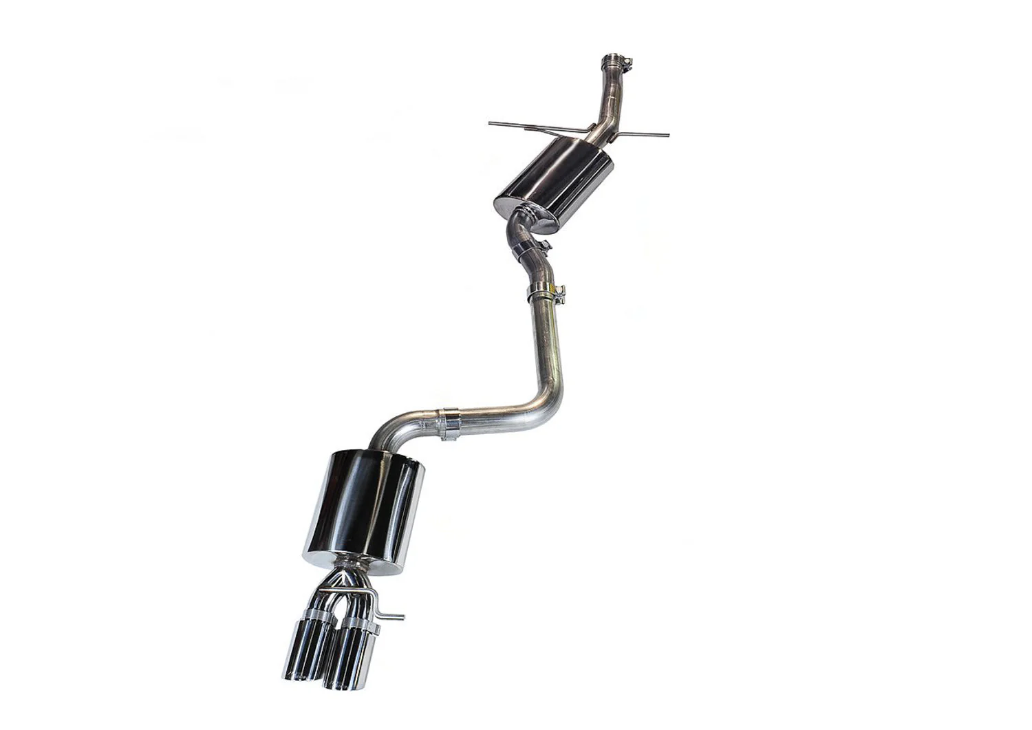AWE Exhaust for Audi A5 Quattro 2.0T AWD (2010–2017) Touring Catback with Silver or Black Tips - Image 2