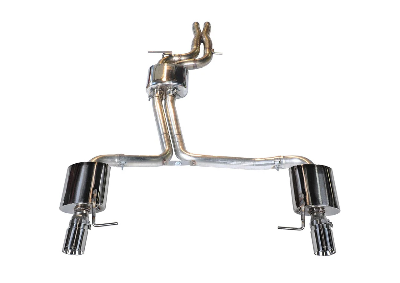 AWE Exhaust for Audi A7 Quattro 3.0 Hatchback (2012-2014) Touring Dual Outlet Catback with Silver or Black Tips
