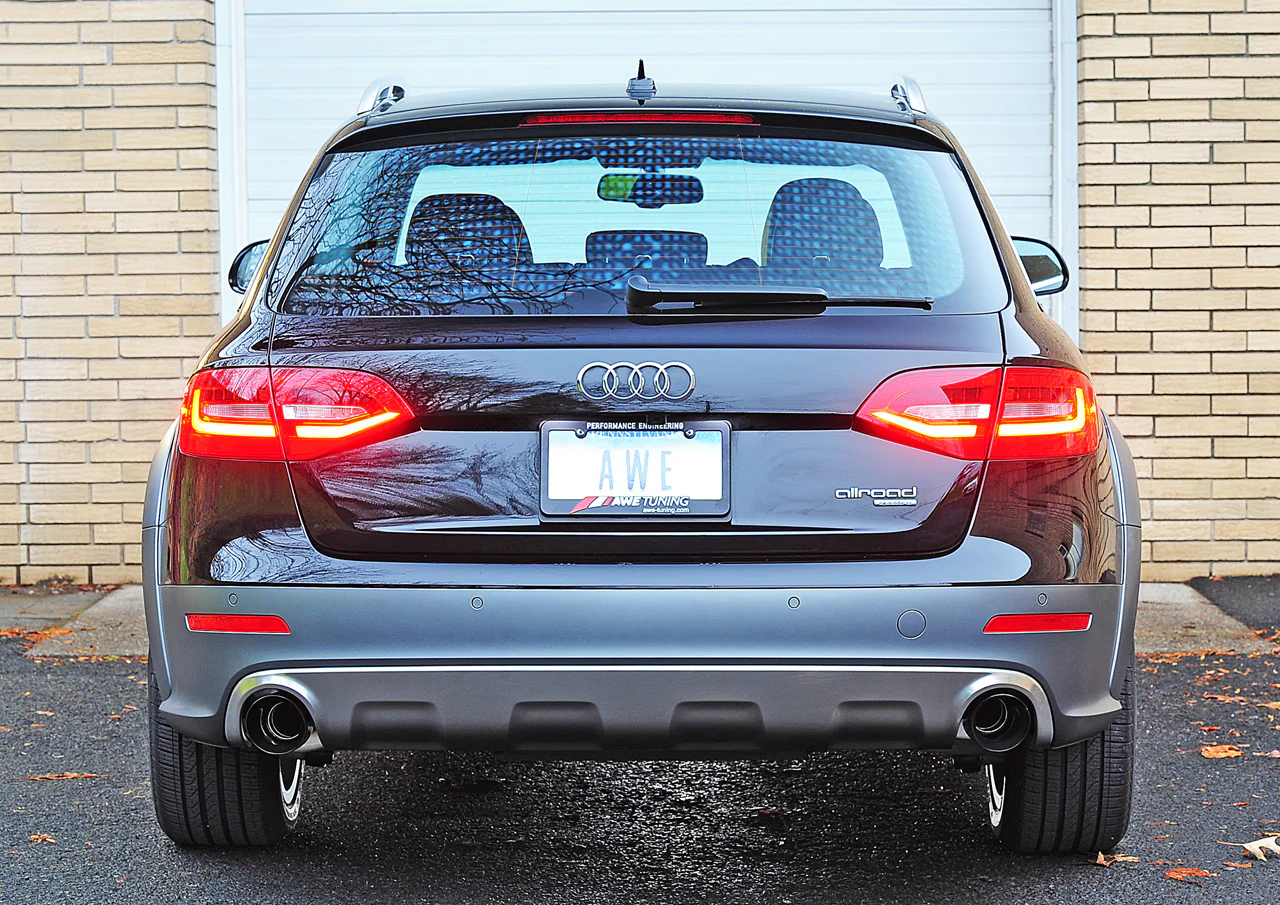AWE Exhaust for Audi Allroad Wagon 2.0T Quattro (2013-2016) Touring Catback with Dual Outlet Silver or Black Tips - Image 3