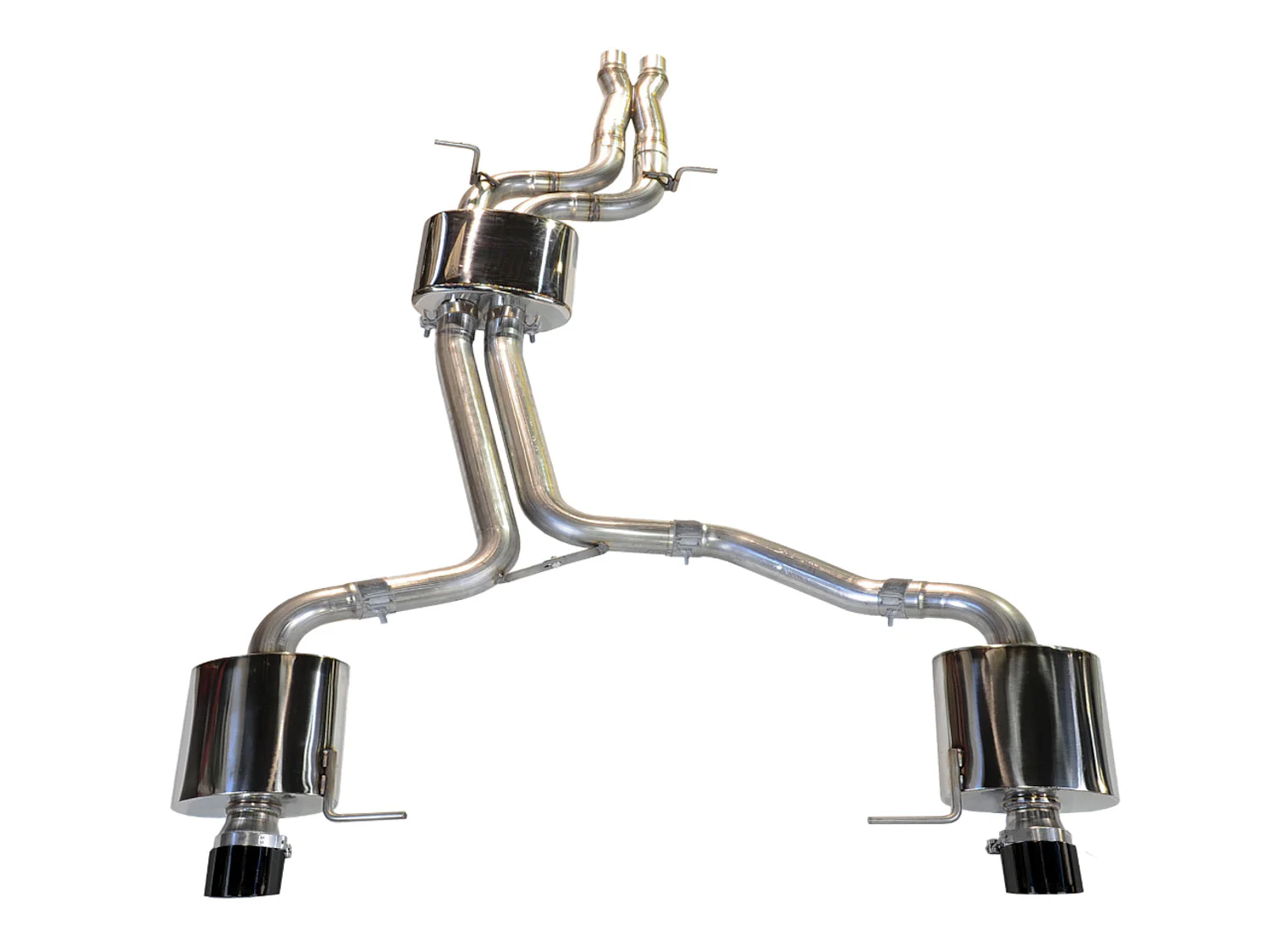 AWE Exhaust for Audi Q5 SUV 3.0T Quattro AWD (2013–2017) Touring Dual Outlet Catback with Silver or Black Tips - Image 2