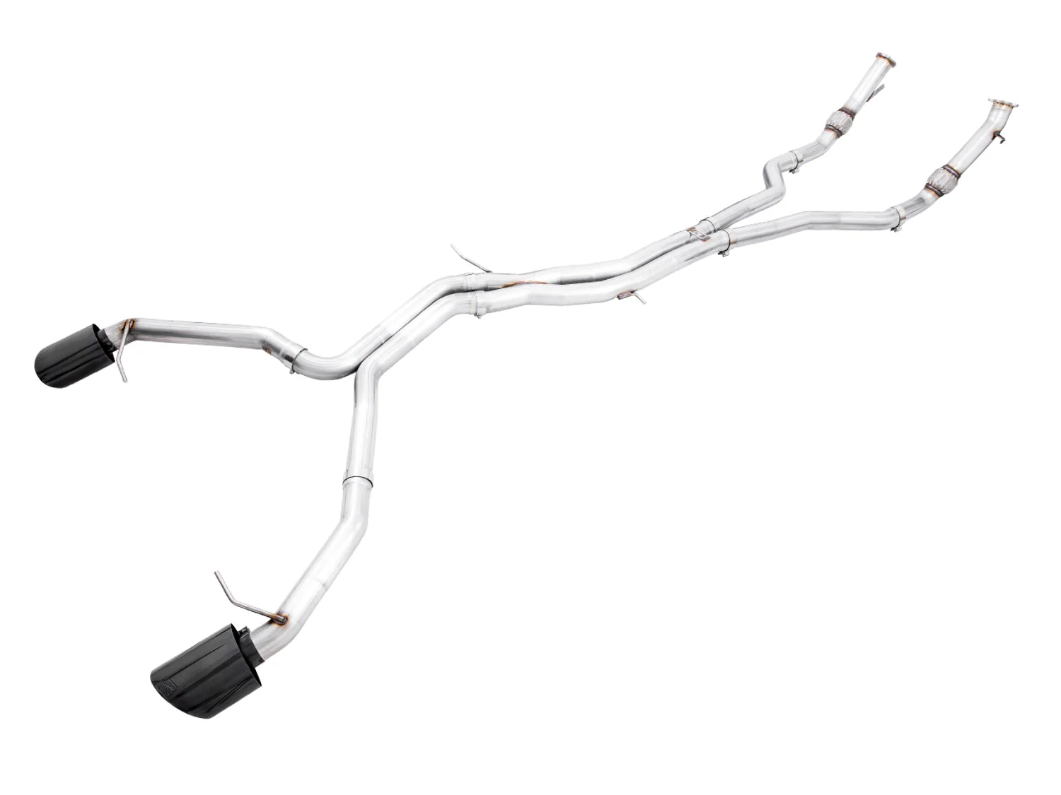 AWE Exhaust for Audi RS5 Sportback Base 2.9 Hatchback (2019) Track or Touring Catback with Black RS-style Tips