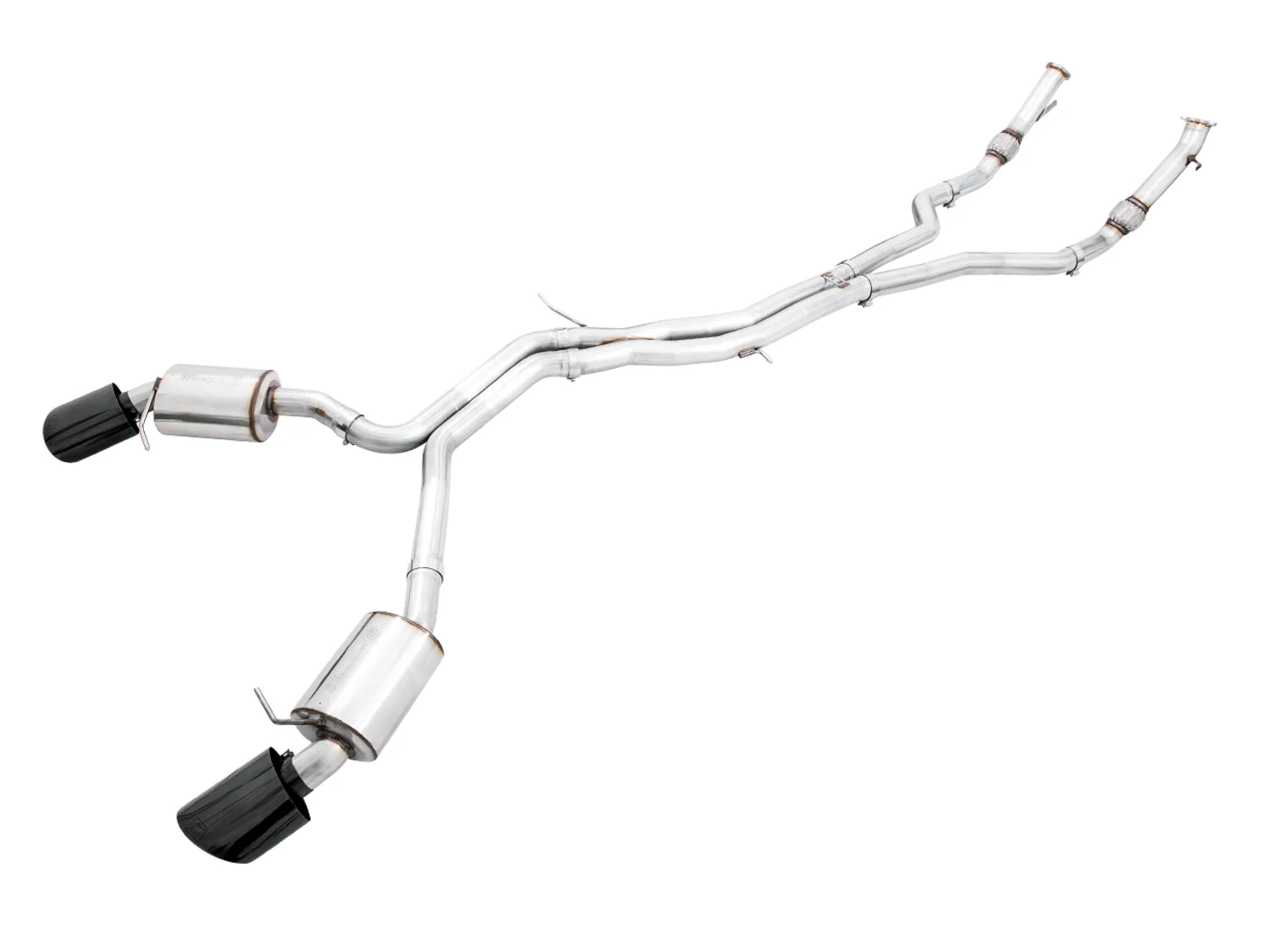 AWE Exhaust for Audi RS5 Sportback Base 2.9 Hatchback (2019) Track or Touring Catback with Black RS-style Tips - Image 2