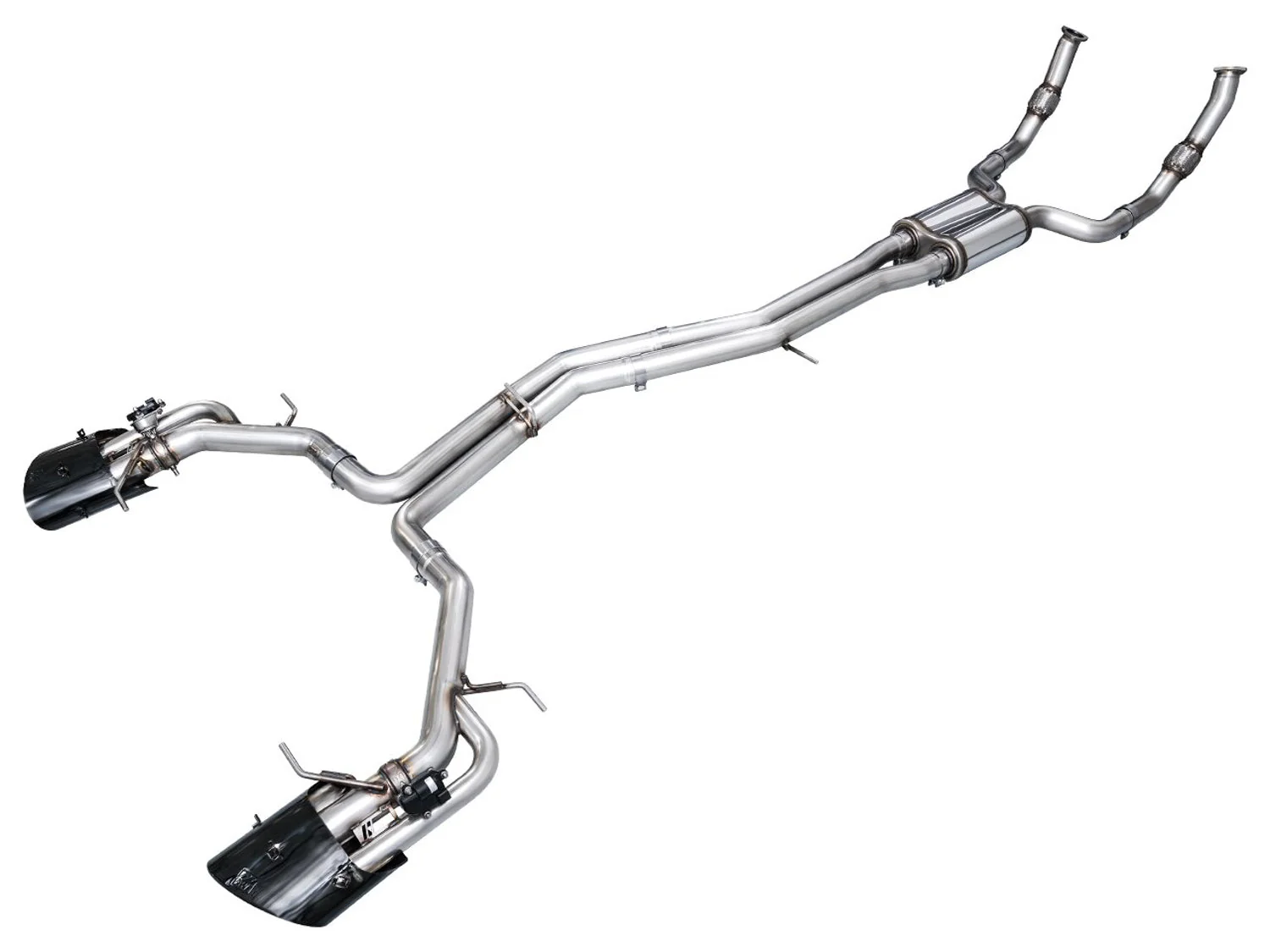 AWE Exhaust for Audi RS6 / RS7 Sportback C8 (2021-2026) SwitchPath Catback with Black Tips