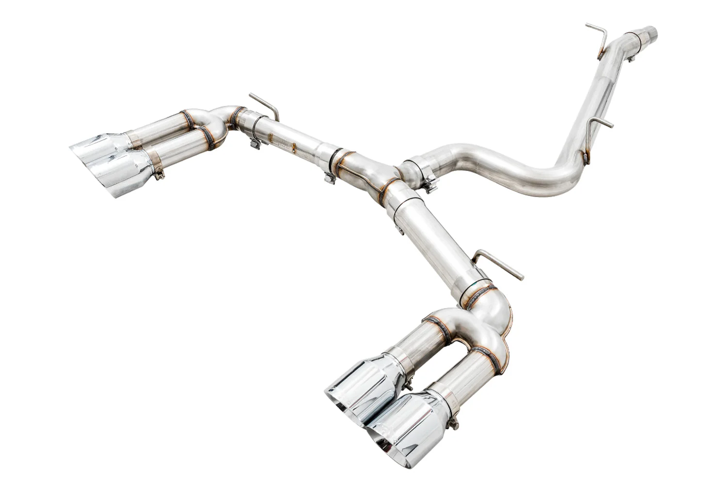 AWE Exhaust for Audi S3 8V 2.0 Sedan (2015-2020) Track or SwitchPath Catback with 4.5” Silver or Black Tips
