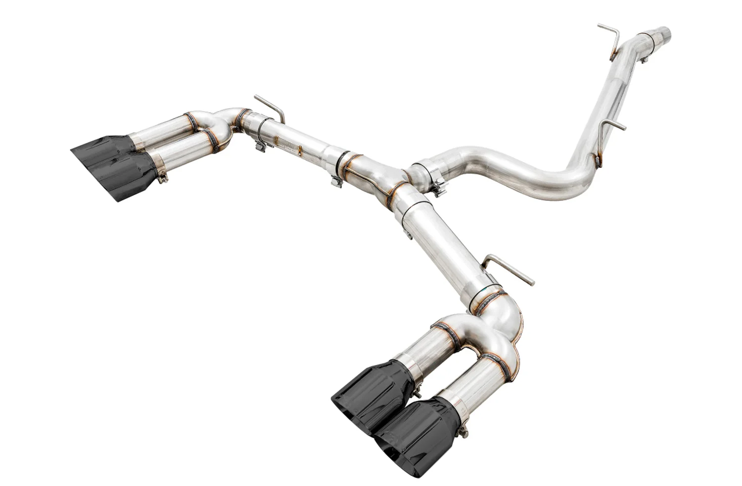 AWE Exhaust for Audi S3 8V 2.0 Sedan (2015-2020) Track or SwitchPath Catback with 4.5” Silver or Black Tips - Image 2