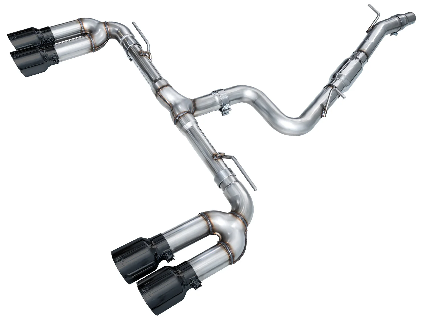 AWE Exhaust for Audi S3 8Y 2.0 Sedan (2022-2026) Track or Touring Catback with 4.5” Silver or Black Tips - Image 2