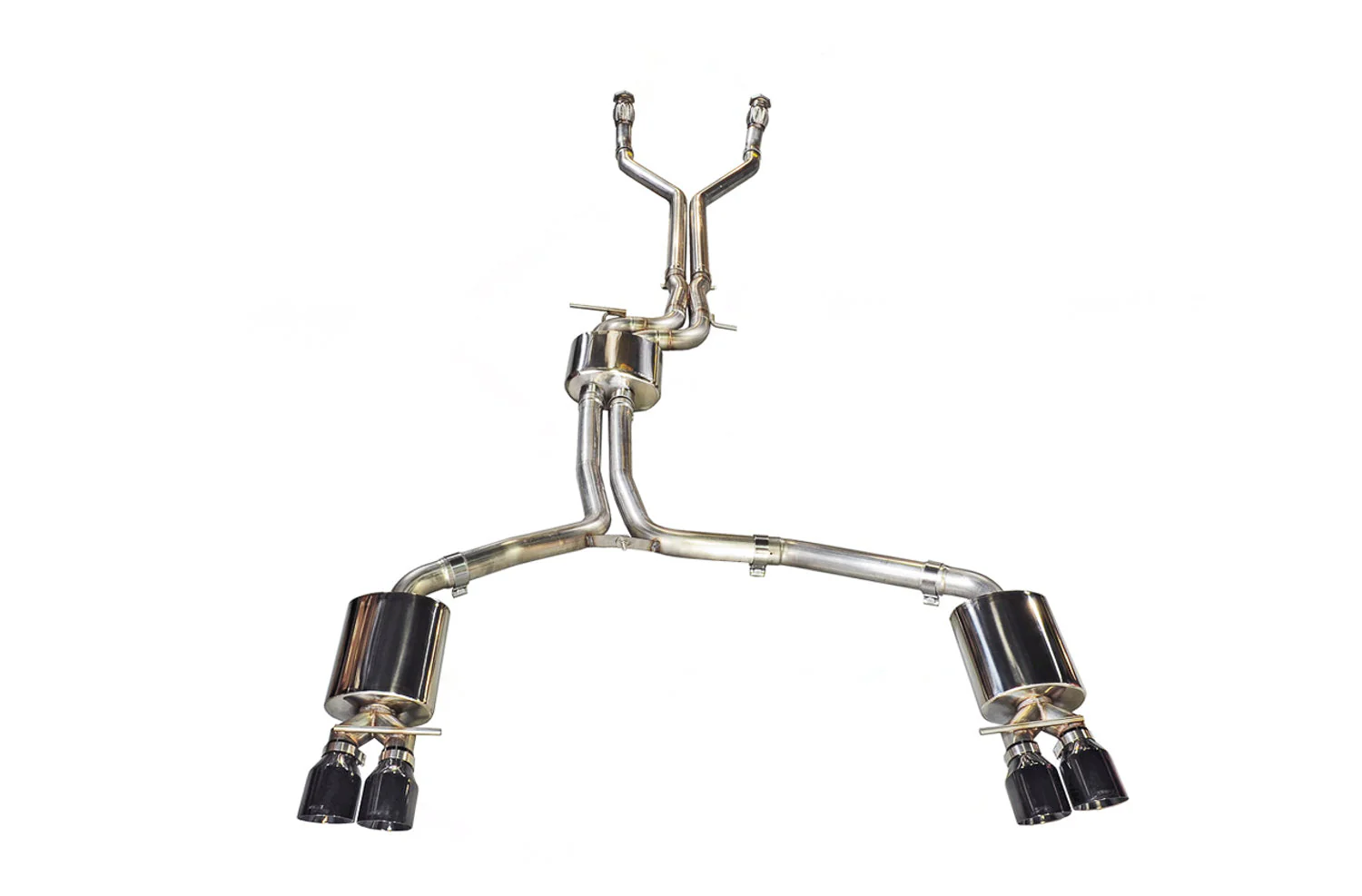 AWE Exhaust for Audi S6 4.0 Sedan (2013-2018) Track or Touring Catback with 4.5” Silver or Black Tips