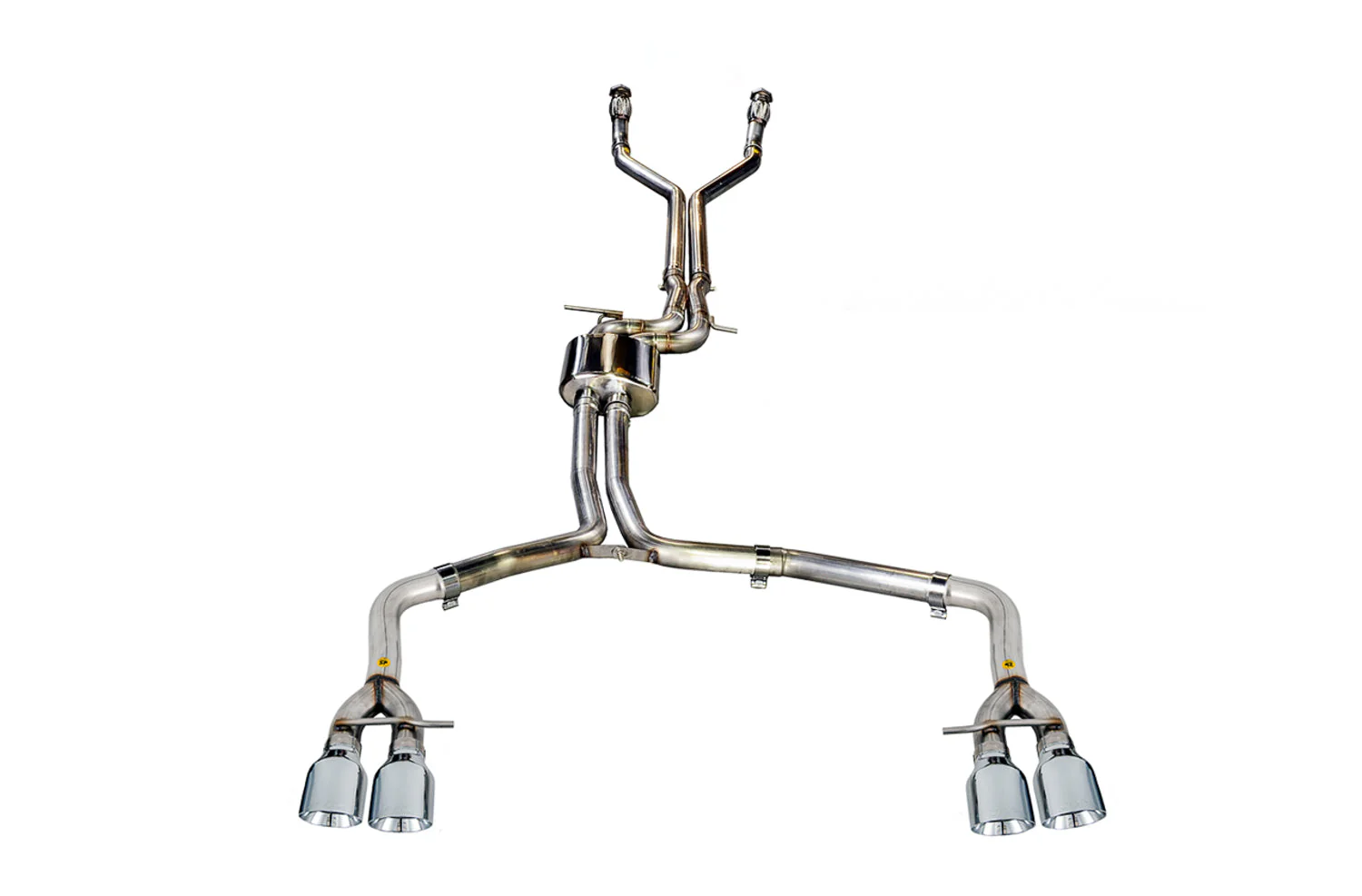 AWE Exhaust for Audi S6 4.0 Sedan (2013-2018) Track or Touring Catback with 4.5” Silver or Black Tips - Image 3