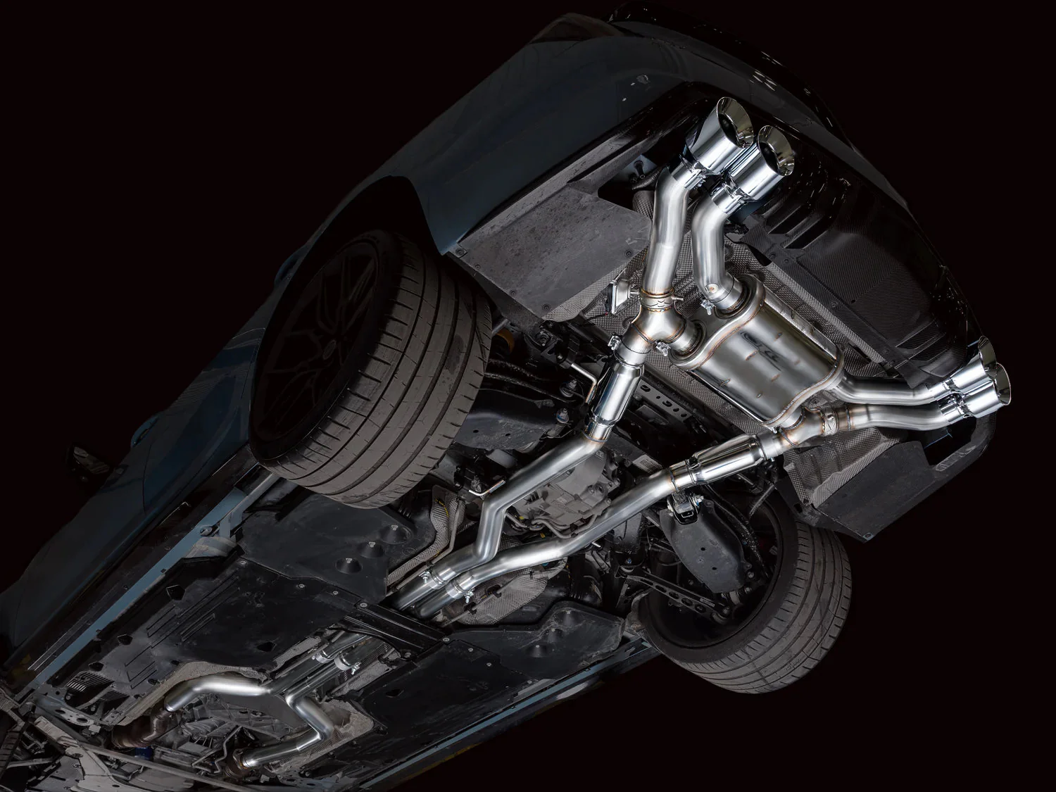 AWE Exhaust for Cadillac CT5-V Blackwing 6.2 Sedan (2022-2026) SwitchPath Catback with 4.5” Silver or Black Slash-Cut Tips - Image 17