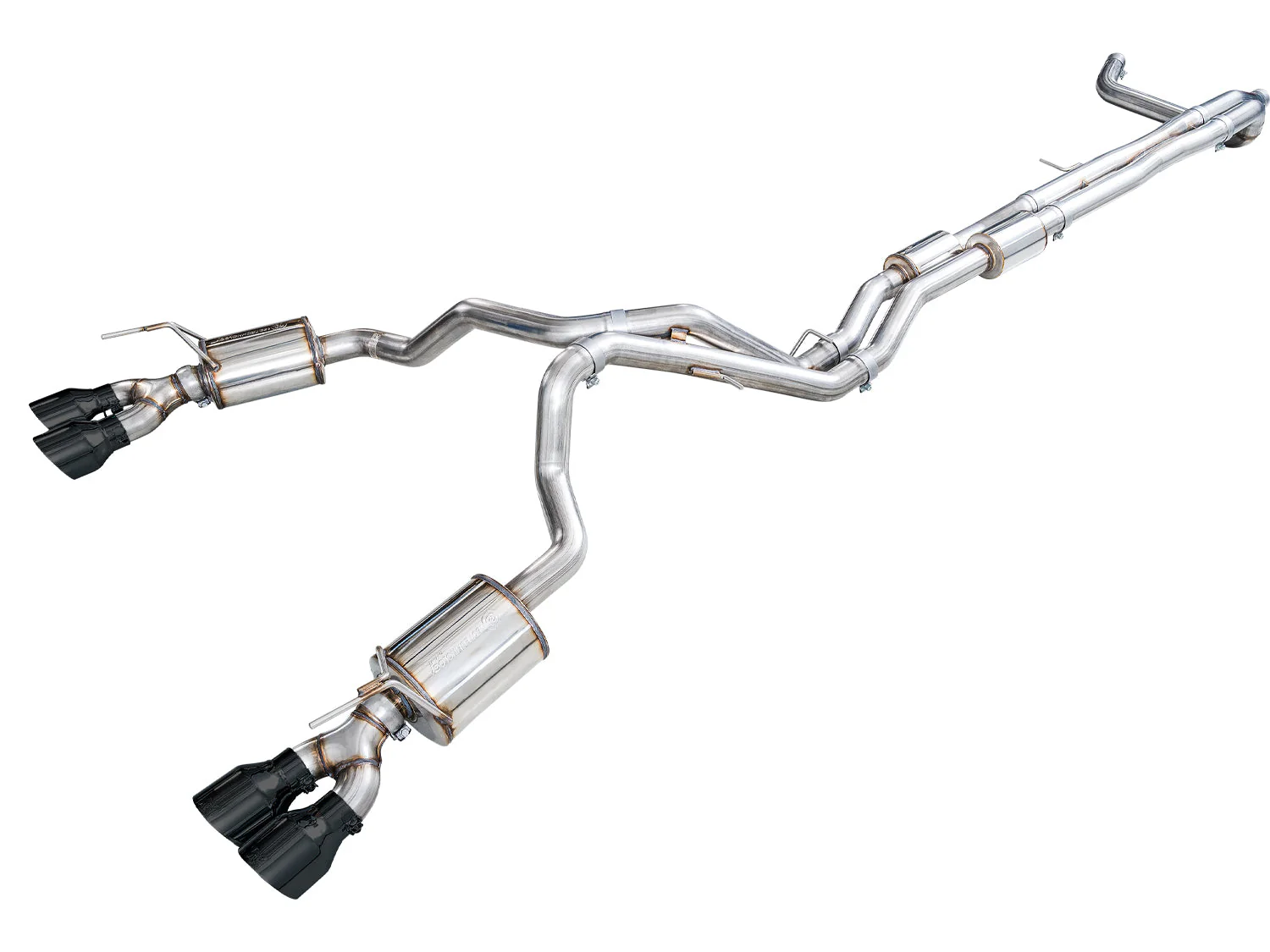 AWE Exhaust for Cadillac Escalade / Escalade ESV 6.2L V8 (2021-2026) True-dual 3” Catback - Silver / Black / OE Tips - Image 5