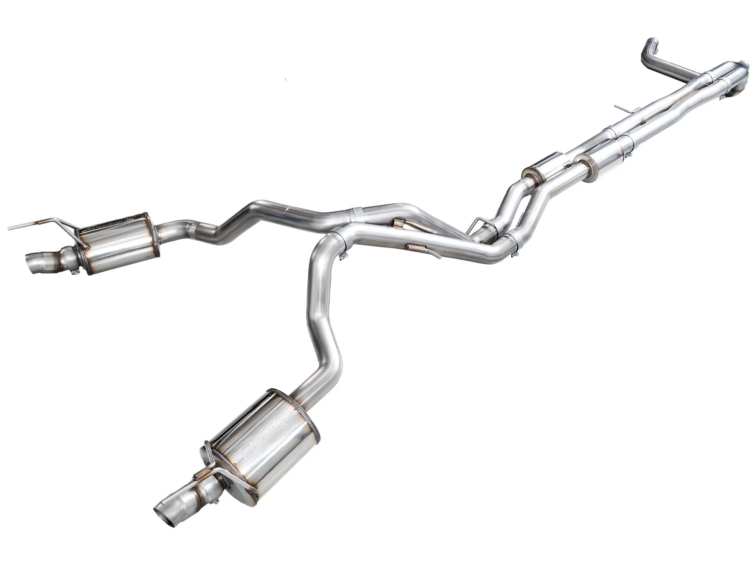 AWE Exhaust for Cadillac Escalade / Escalade ESV 6.2L V8 (2021-2026) True-dual 3” Catback - Silver / Black / OE Tips - Image 6