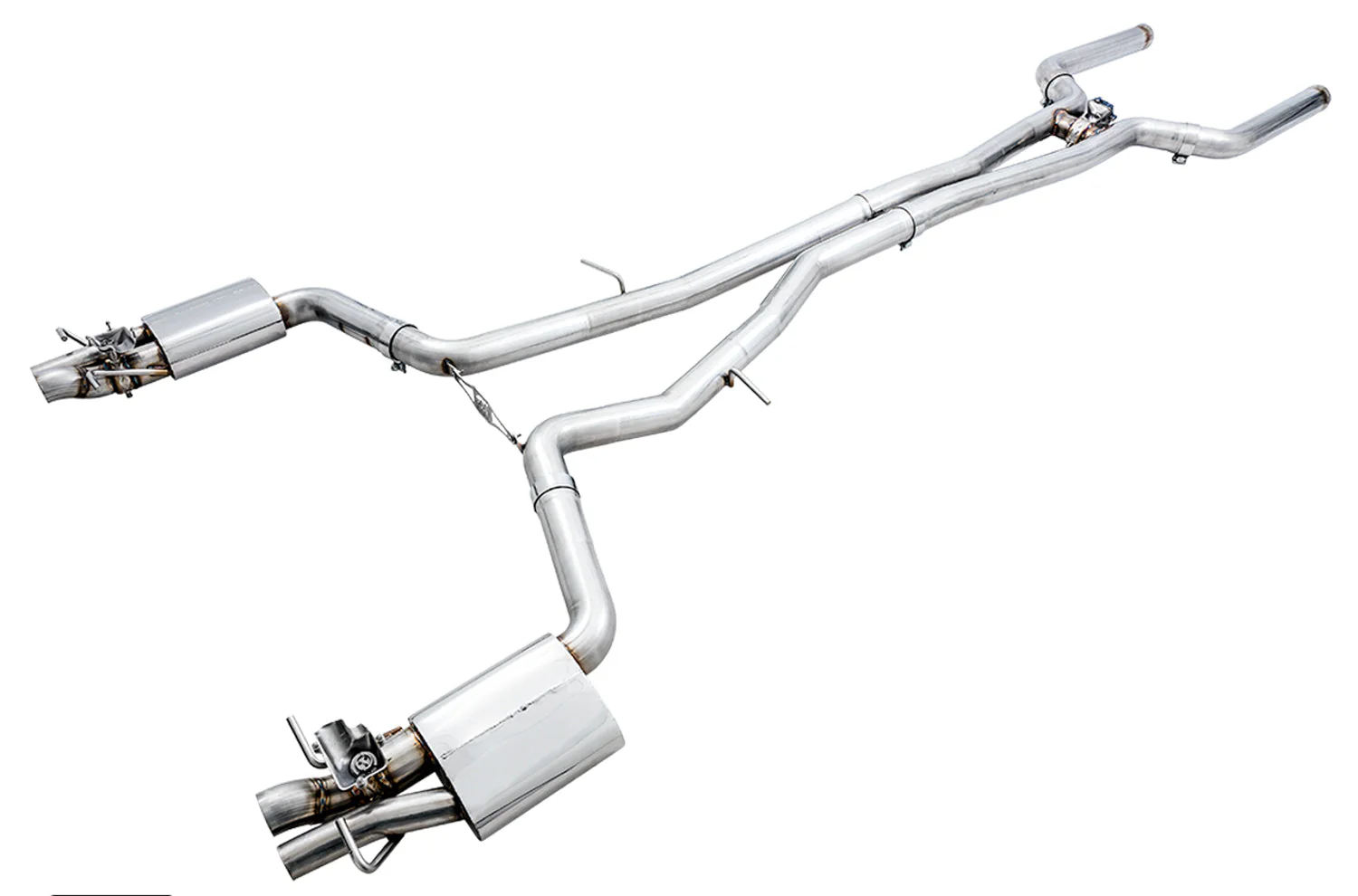 AWE Exhaust for Mercedes E63 AMG 4Matic 4.0 Sedan (2018-2023) SwitchPath Catback with AMG or Non - AMG Performance