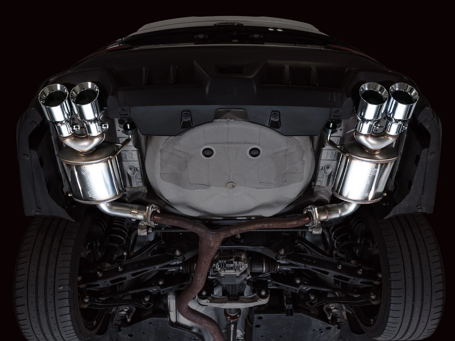 AWE Exhaust for Subaru WRX 2.4 Sedan (2022-2026) Track or Touring Axleback with Black or Silver Tips - Image 13