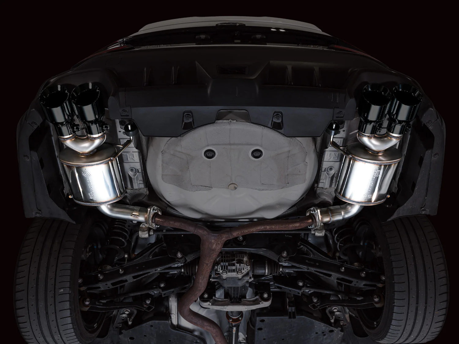 AWE Exhaust for Subaru WRX 2.4 Sedan (2022-2026) Track or Touring Axleback with Black or Silver Tips - Image 14