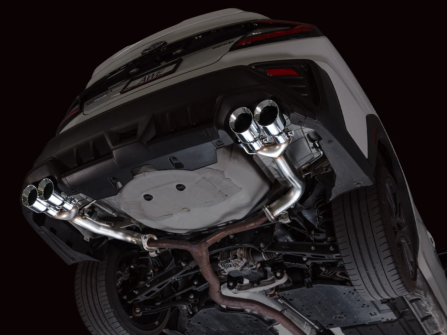 AWE Exhaust for Subaru WRX 2.4 Sedan (2022-2026) Track or Touring Axleback with Black or Silver Tips - Image 17