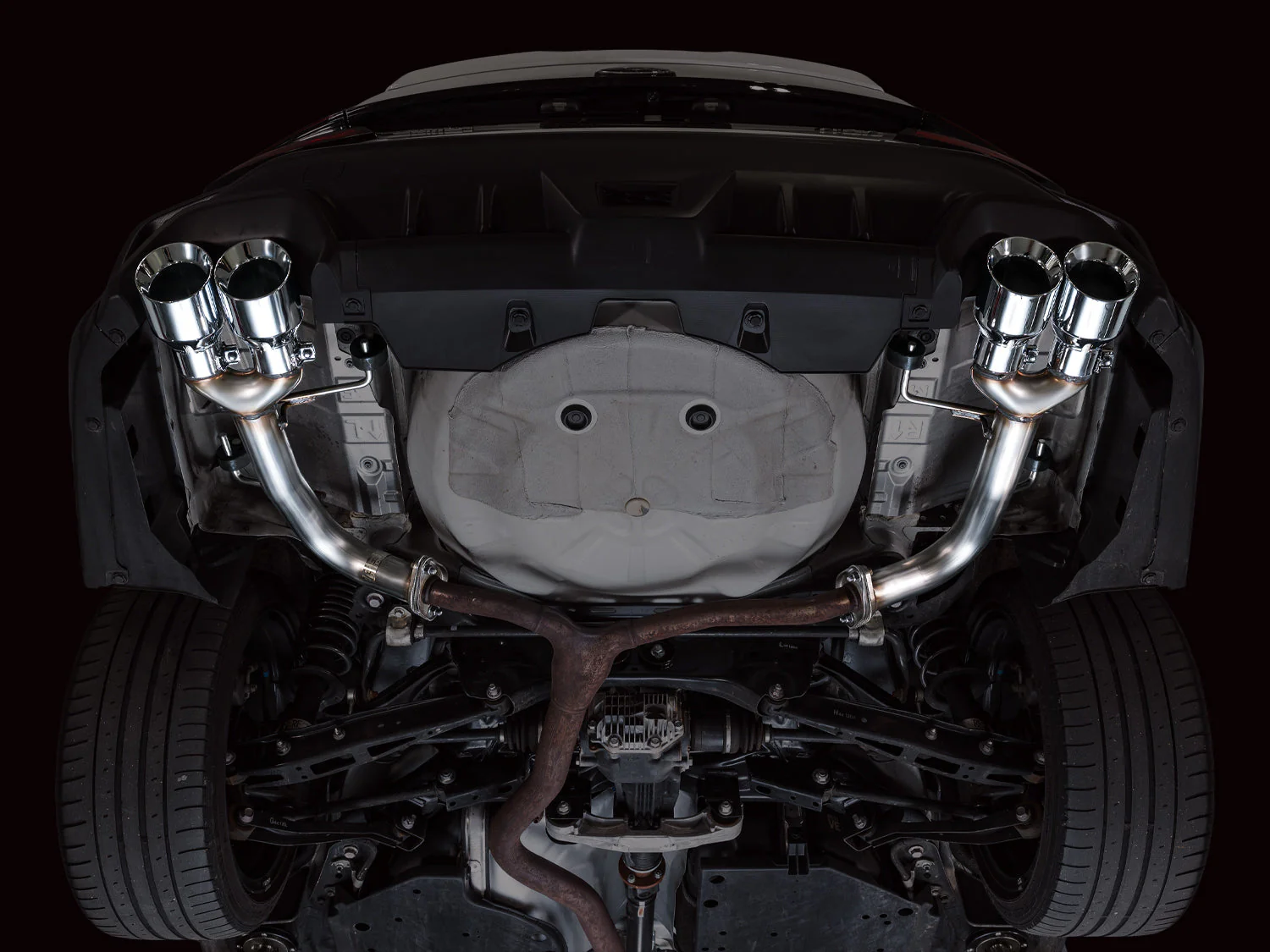 AWE Exhaust for Subaru WRX 2.4 Sedan (2022-2026) Track or Touring Axleback with Black or Silver Tips - Image 19