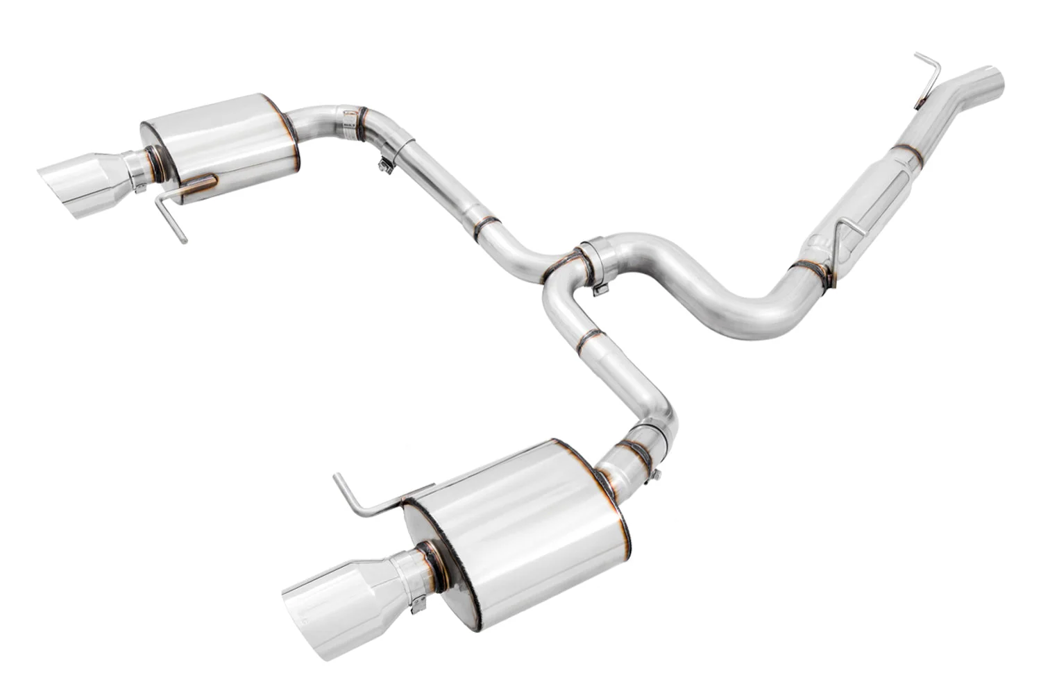 AWE Exhaust for VW Golf 1.8 Wagon (2017-2019) Track or Touring Catback with Silver or Black Tips - Image 3