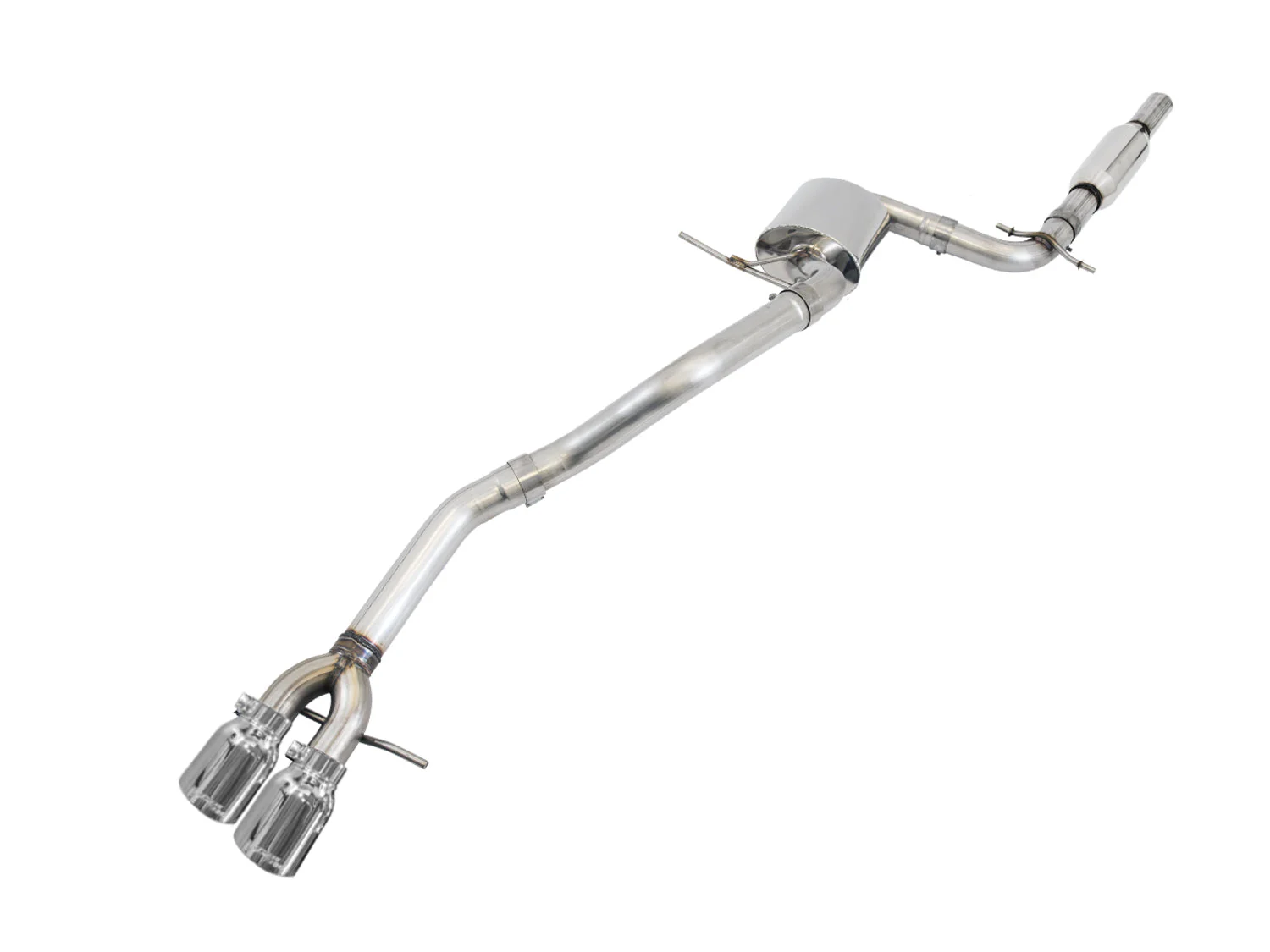 AWE Exhaust for VW Jetta MK6 2.5 Sedan (2011-2013) Track or Touring Catback with Silver or Black Tips