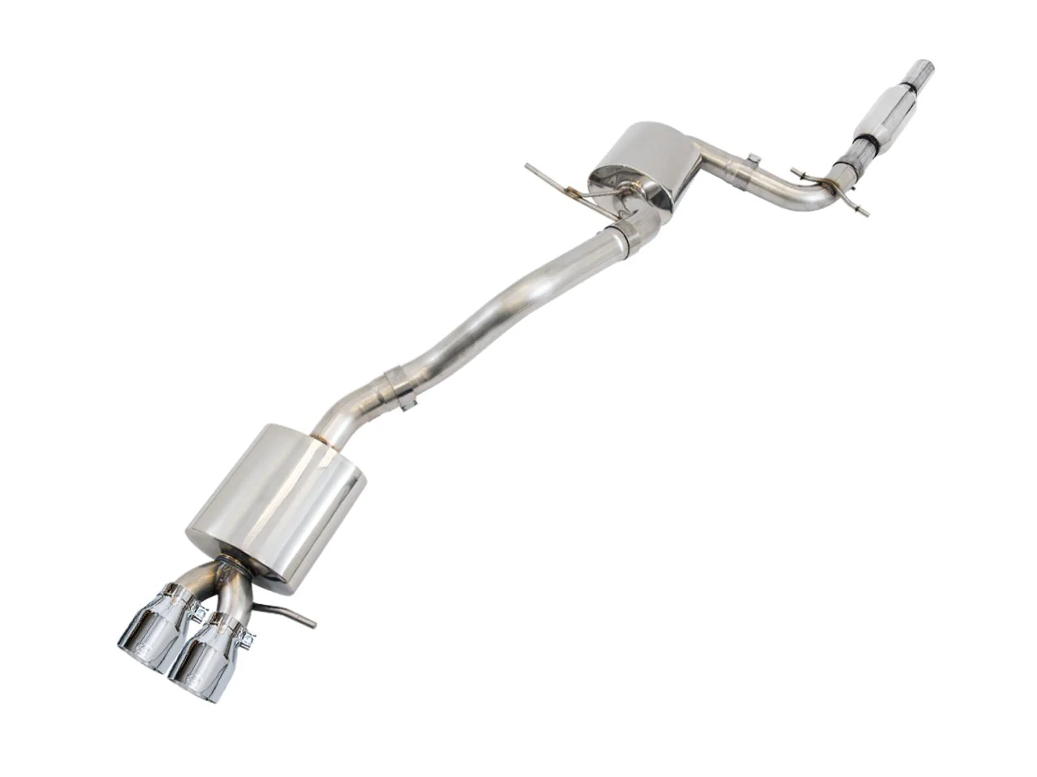 AWE Exhaust for VW Jetta MK6 2.5 Sedan (2011-2013) Track or Touring Catback with Silver or Black Tips - Image 3