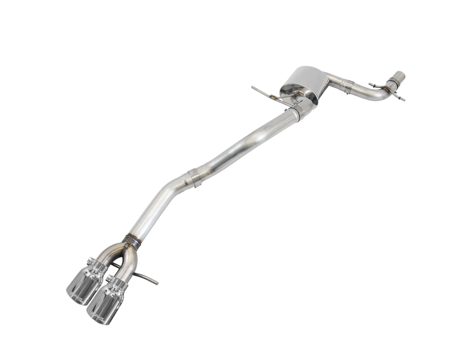 AWE Exhaust for VW Jetta MK6 1.4 Sedan (2016-2018) Track or Touring Catback with Silver or Black Tips
