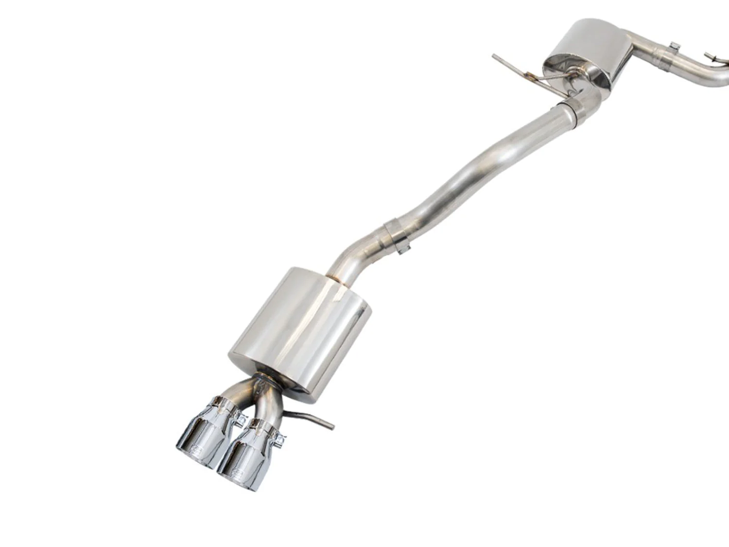 AWE Exhaust for VW Jetta MK6 1.4 Sedan (2016-2018) Track or Touring Catback with Silver or Black Tips - Image 3
