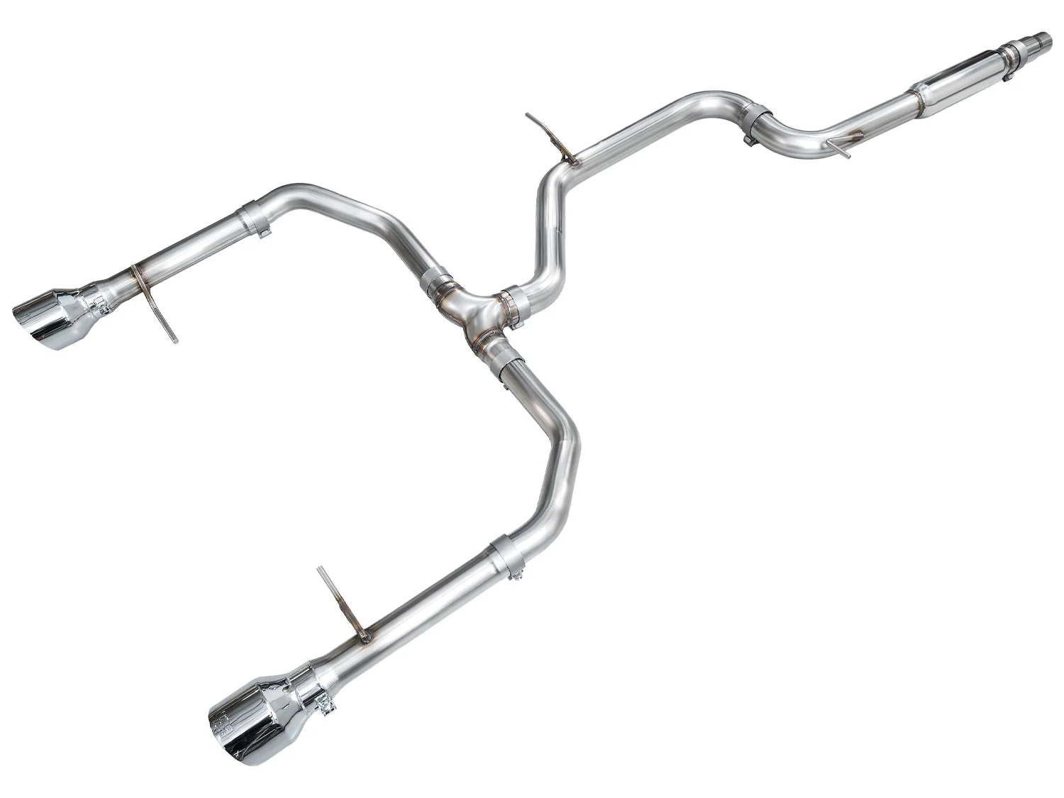 AWE Exhaust for VW Jetta GLI MK7.5 2.0 Sedan (2022-2026) Track or Touring Catback with Silver or Black Tips